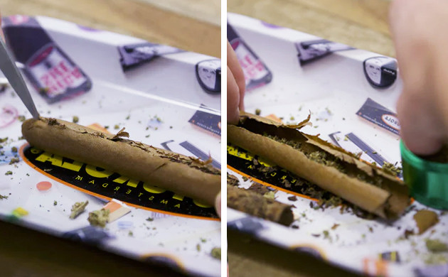 easiest way to roll a blunt